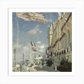 Claude Monet'S Hotel Art Print