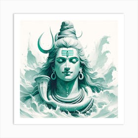 Lord Shiva 23 Art Print