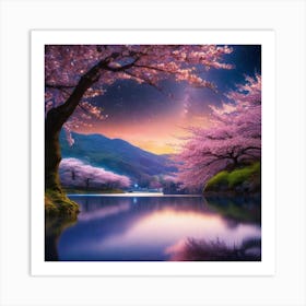 Cherry Blossoms 64 Art Print