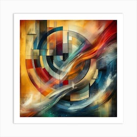 Abstract Painting 5 Art Print