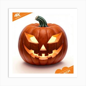 Halloween Pumpkin 11 Art Print