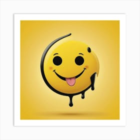 Smiley Face Art Print