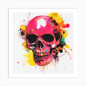 Skull Canvas Print 5 Art Print