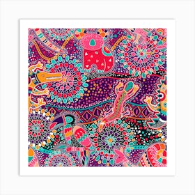 Australia Pattern 05 Art Print