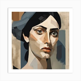 Contemporary Artwork Inspired By Amadeo Modigliani (4) Art Print