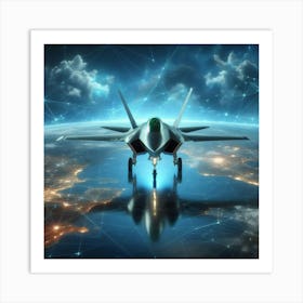 Eagle Fighter Jet 2 Art Print