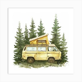 Camper Van 1 Art Print