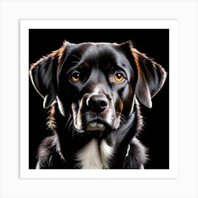 Portrait Of A Dog 3 Art Print