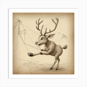 Reindeer Art Print