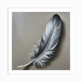 Feather Painting Art Print