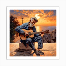 Acoustic Guitar 9 Art Print