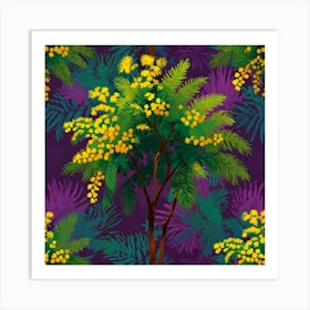 Mimosa tree 1 Art Print