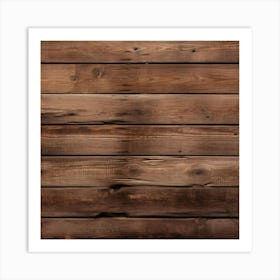 Wooden Planks Art Print