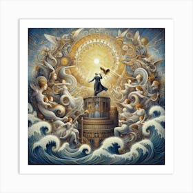 Tower Of The Gods Art Print