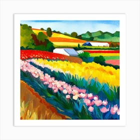 Tulip Field 3 Art Print