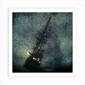 Ghost Ship IV Art Print