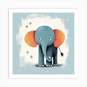 Little Elephant Art Print