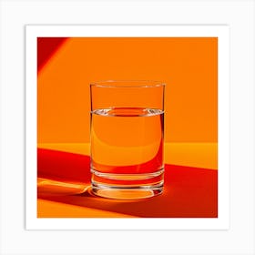 Glass Of Water 1 Art Print