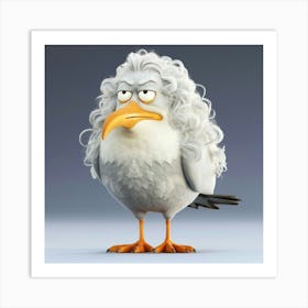 Angry Bird Art Print