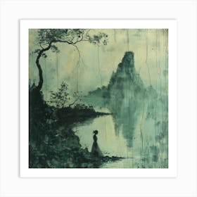 Asian Landscape Art Print