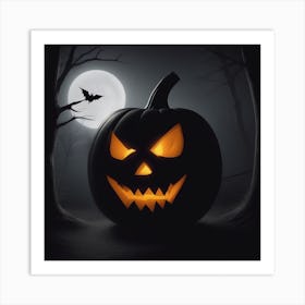 Halloween Pumpkin Art Print