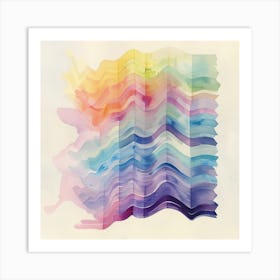 Watercolor Abstract Painting 1 Art Print