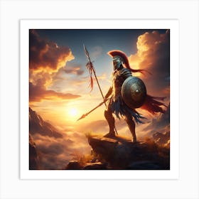 Spartan Warrior 2 Art Print