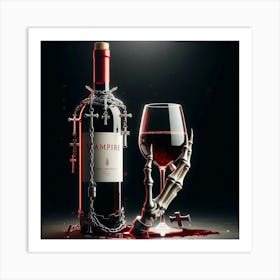 Vampire Wine 3 Art Print