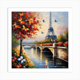 Paris Eiffel Tower 91 Art Print