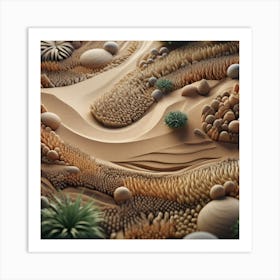 Sand Art Art Print