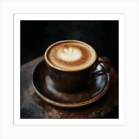 Coffee Latte Art Print