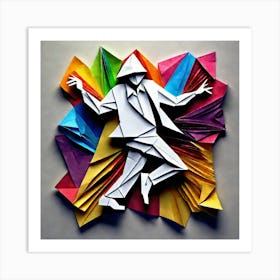 Origami Art 19 Art Print