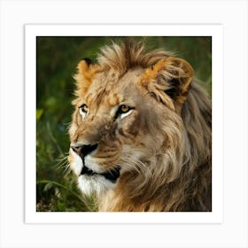 Lion Portrait 1 Art Print