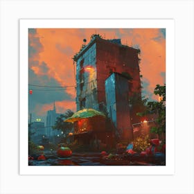 Cityscape 1 Art Print