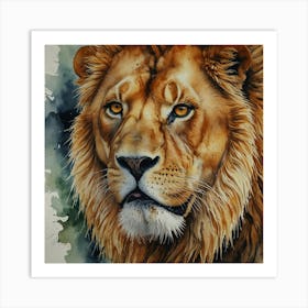 Lion 4 Art Print