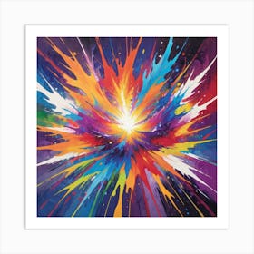 Explosion Art Print