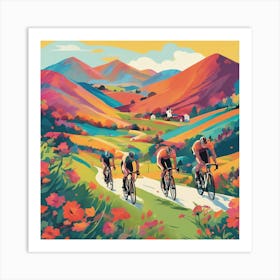 Tour De France Art Print