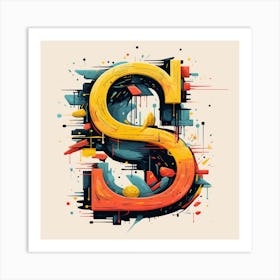 Letter S Art Print