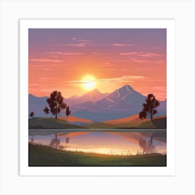 Beautiful Sunrise Art Print