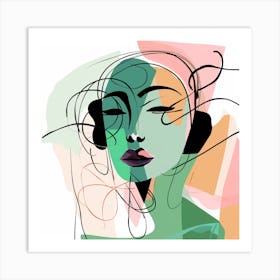 Portrait Of A Woman 31 Art Print