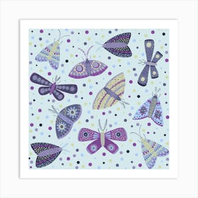 Moths Art Print