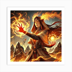 Kaida Flame Infusion Art Print