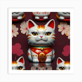 Default Lucky Cat Art 0 Art Print