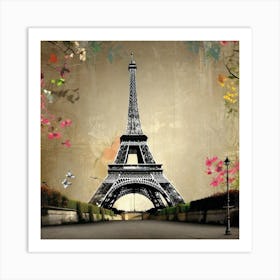 Paris Eiffel Tower 21 Art Print