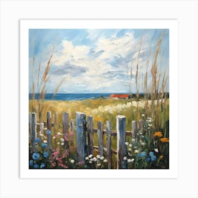 Summer'S Day at Hemsby Art Print