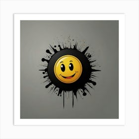 Smiley Face Art Print