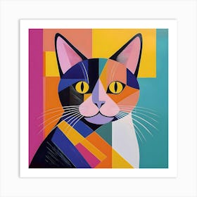 California Cat Art Print