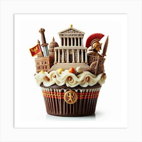 Rome Cupcake Art Print