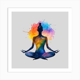 Yoga Meditation Art Print