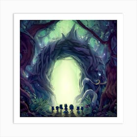 Confronting The Abyss Art Print